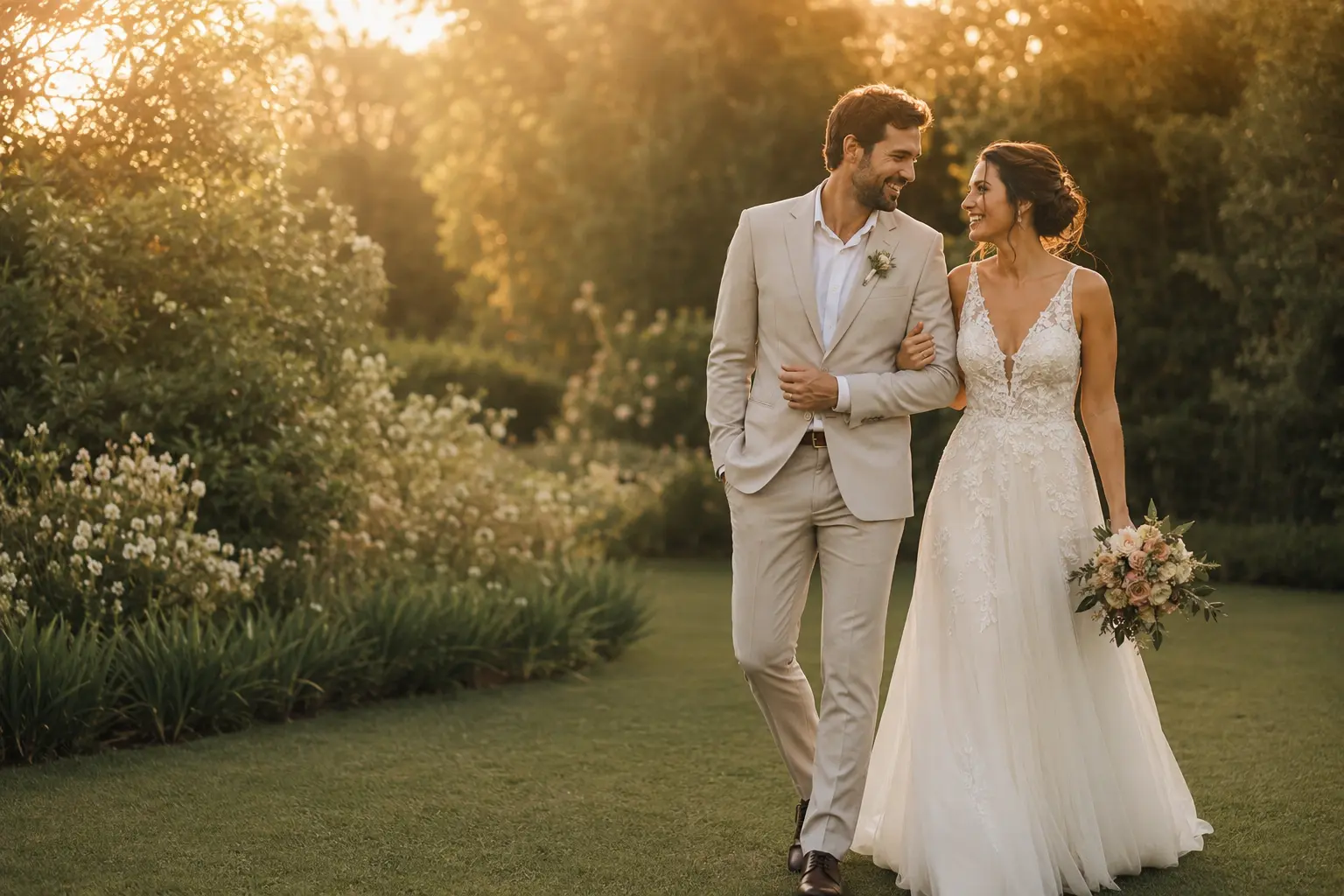 Modelo autoral de site de casamento criado pela FyncTech